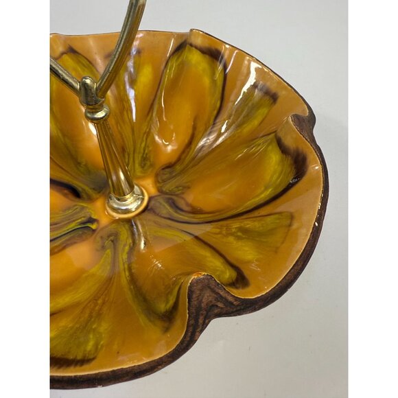 Tidbit Candy Nut Dish Handled  Sequoia Treasure Craft California Pottery 610 USA - Picture 7 of 16